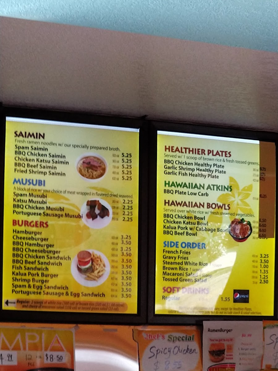 Menu L & L Hawaiian Barbecue-3