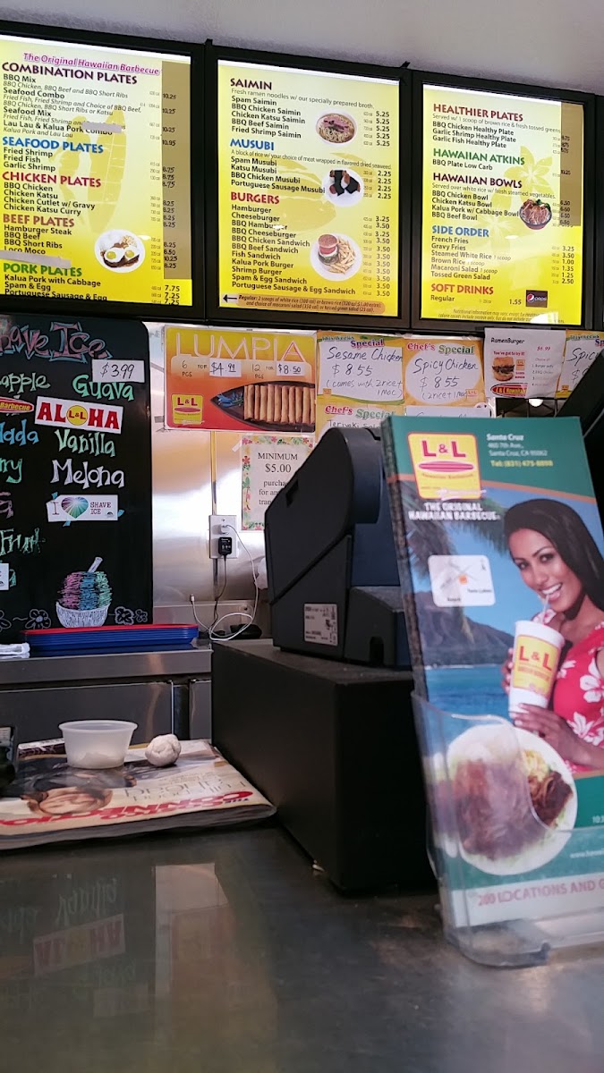 Menu L & L Hawaiian Barbecue-4